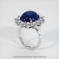11.64 Ct. Sapphire Ring, Platinum 950 2