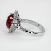 5.08 Ct. Ruby Ring, Platinum 950 4