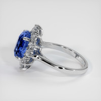 4.21 Ct. Sapphire Ring, Platinum 950 4