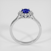 0.82 Ct. Blue Sapphire Ring, Platinum 950 3