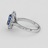 1.97 Ct. Bi Color / Parti Sapphire Ring, Platinum 950 4
