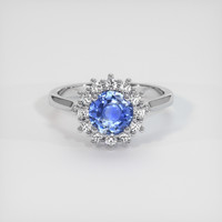1.62 Ct. Bi Color Sapphire Ring, Platinum 950 1