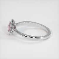 0.72 Ct. Pink Sapphire Ring, Platinum 950 4