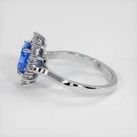2.90 Ct. Sapphire Ring, Platinum 950 4