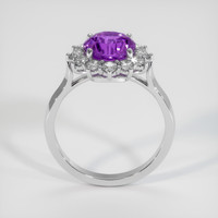 3.09 Ct. Purple Sapphire Ring, Platinum 950 3