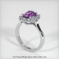 1.46 Ct. Sapphire Ring, Platinum 950 2