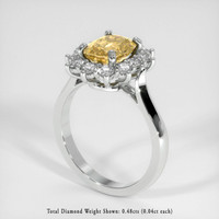 1.65 Ct. Sapphire Ring, Platinum 950 2