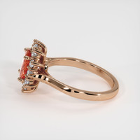 1.41 Ct. Sapphire Ring, 14K Rose Gold 4