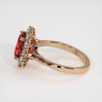 3.04 Ct. Sapphire Ring, 14K Rose Gold 4