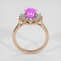 3.24 Ct. Pink Sapphire Ring, 14K Rose Gold 3