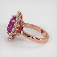 6.52 Ct. Sapphire Ring, 18K Rose Gold 4