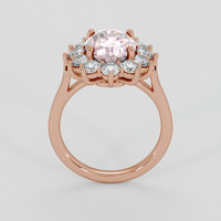 4.41 Ct. Pink Sapphire Ring, 18K Rose Gold 3