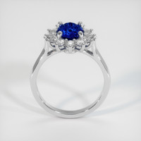 1.60 Ct. Blue Sapphire Ring, 10K White Gold 3