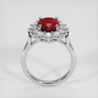 4.04 Ct. Ruby Ring, 10K White Gold 3