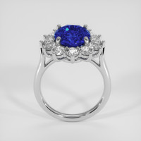5.58 Ct. Blue Sapphire Ring, 14K White Gold 3