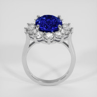 7.92 Ct. Blue Sapphire Ring, 14K White Gold 3