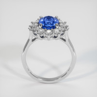 2.48 Ct. Sapphire Ring, 14K White Gold 3