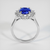 2.04 Ct. Blue Sapphire Ring, 14K White Gold 3