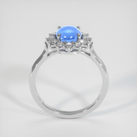 2.98 Ct. Sapphire Ring, 14K White Gold 3