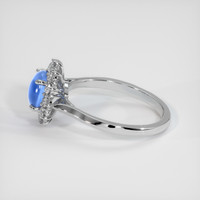 2.98 Ct. Sapphire Ring, 14K White Gold 4