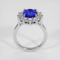 3.34 Ct. Blue Sapphire Ring, 14K White Gold 3