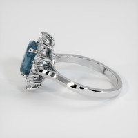 2.32 Ct. Sapphire Ring, 14K White Gold 4