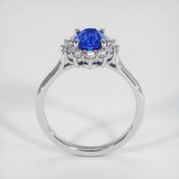 1.52 Ct. Blue Sapphire Ring, 14K White Gold 3