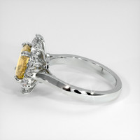 1.65 Ct. Sapphire Ring, 14K White Gold 4