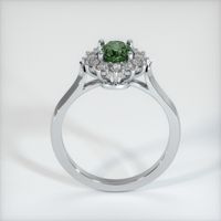 0.97 Ct. Bluish Green Sapphire Ring, 14K White Gold 3