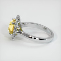 3.56 Ct. Sapphire Ring, 14K White Gold 4
