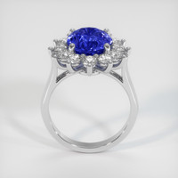 5.18 Ct. Blue Sapphire Ring, 18K White Gold 3