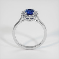 0.98 Ct. Sapphire Ring, 18K White Gold 3