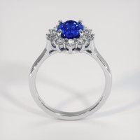 1.73 Ct. Blue Sapphire Ring, 18K White Gold 3