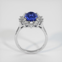 3.08 Ct. Sapphire Ring, 18K White Gold 3