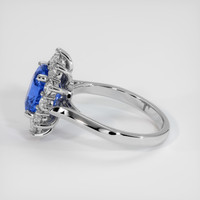 2.48 Ct. Sapphire Ring, 18K White Gold 4