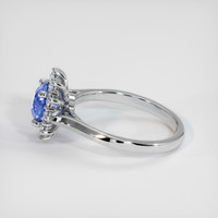 1.62 Ct. Sapphire Ring, 18K White Gold 4