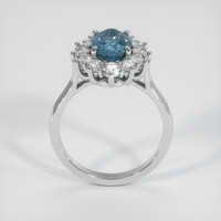 2.32 Ct. Sapphire Ring, 18K White Gold 3