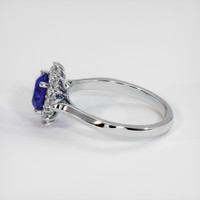 1.42 Ct. Sapphire Ring, 18K White Gold 4
