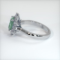 1.38 Ct. Sapphire Ring, 18K White Gold 4