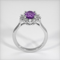 1.46 Ct. Purple Sapphire Ring, 18K White Gold 3