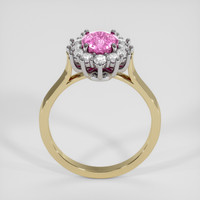 2.01 Ct. Pink Sapphire Ring, 14K White & Yellow 3