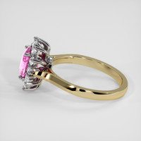 2.01 Ct. Pink Sapphire Ring, 14K White & Yellow 4