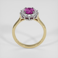 1.25 Ct. Purple Sapphire Ring, 18K White & Yellow 3