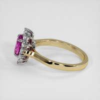 1.25 Ct. Purple Sapphire Ring, 18K White & Yellow 4