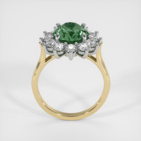 3.90 Ct. Sapphire Ring, 18K White & Yellow 3