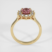 3.61 Ct. Pinkish Purple Sapphire Ring, 10K Yellow Gold 3