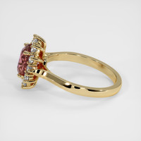 3.61 Ct. Pinkish Purple Sapphire Ring, 10K Yellow Gold 4