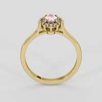 0.42 Ct. Bi Color Sapphire Ring, 10K Yellow Gold 3