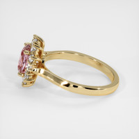 2.65 Ct. Pink Sapphire Ring, 10K Yellow Gold 4