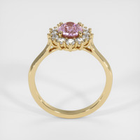 2.61 Ct. Purplish Pink Sapphire Ring, 10K Yellow Gold 3